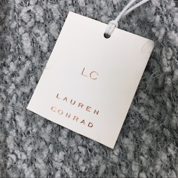 LC LAUREN CONRAD Sweater Boucle Fuzzy Cozy Ultra Soft Oversized Size XXL NWT - Picture 9 of 11